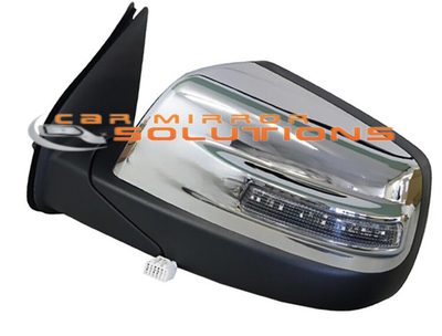 Ford Ranger PK Wildtrak 04/2009-06/2011 Chrome (electric adjustment, w indicator) Passenger Side Mirror - Car Mirror Solutions