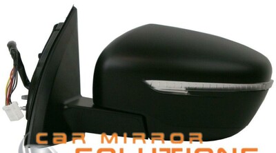 Nissan Qashqai J11 Ti & TL 06/2014 onwards (w camera, autofold) Passenger Side Mirror - Car Mirror Solutions