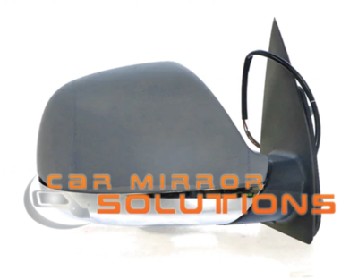 VW Amarok 2H 01/2012 onwards (chrome base) Driver Side Mirror - Car Mirror Solutions